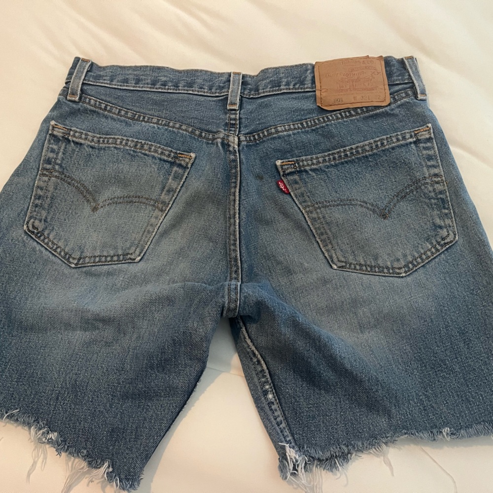 Classic Light Blue Denim Cutoff Shorts